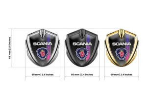 Scania Emblema Metal Insignia Rápido Estilo Fulgente Toque